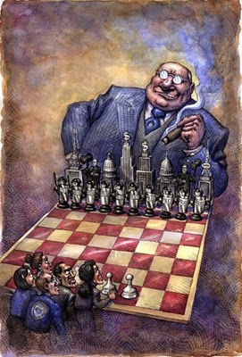 symbole morgue et mépris des patrons illustration des rapports de force économiques