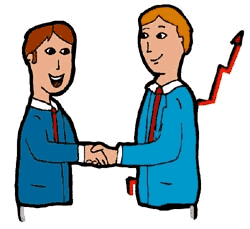 symbole accord et partenariat économique illustration pour financement de la transition énergétique et écologique