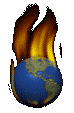 illustration avec Plante Terre en feu