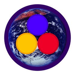 symbole pour méthodes de blocage du néolibéralisme logo Triple Grève salutaire pour le monde