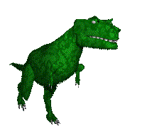 évocation des ressorts d'un cerveau reptilien illustration avec reptile vert, du groupe dinosaures, thérapode du genre allosaure