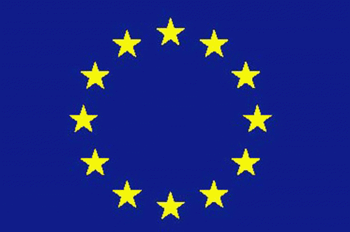 drapeau de l'Union Européenne drapeau de l'Union Européenne, grand format