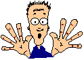 symbole de consternation illustration par yeux horrifiés d'adolescent