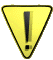 symbole pour alerte illustration par panneau à l'envers, signalant danger