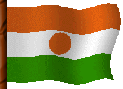 drapeau animé du Niger illustration pour état souverain du Niger