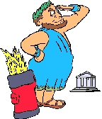 évocation des Grecs qui perdent leurs repères illustration par Grec antique qui cherche des repères