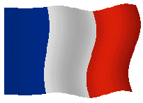 Drapeau de la France drapeau français, animé