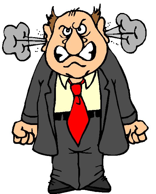 allégorie pour citoyens qui ne supportent plus... illustration par personnage portant costume, exprimant fureur