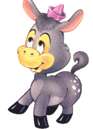 évocation de militant approbateur et niais illustration avec âne coiffé d'un bonnet rose, consentant