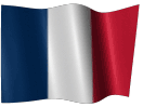 drapeau, couleurs de la France drapeau français flottant au vent