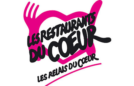 symbole pour insécurité alimentaire logo des Restaurants du coeur