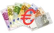 illustration avec l'ventail de valeurs sur billets en euros