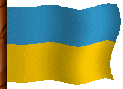 Drapeau de l'Ukraine Drapeau animé de l'Ukraine