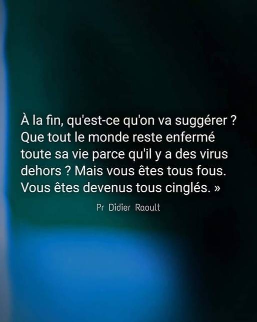 Une grande machine qui exaspère : est-ce normal de sacrifier toutes les libertés fondamentales pour sauver des vies ?... Affiche d'interpellation : une exaspération qui dénonce fous et cinglés...