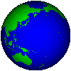 globe terre vert et bleu, symbole pour l'cologie
