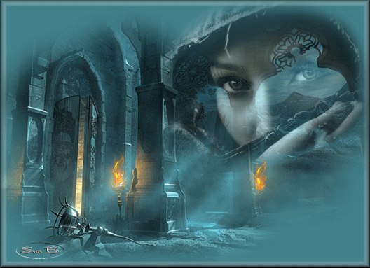 Le Futur qu'on croit meilleur...dans le royaume des illusions... image symbolique de Futur enchanteur et incertain.