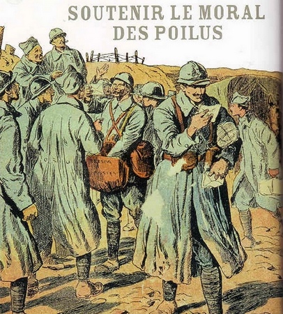 illustration-texte bon pour le moral du soldat