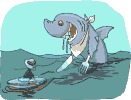 illustration par requin prt  manger naufrag